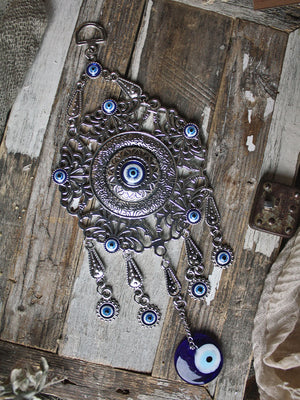 Flower Shield Evil Eye Protection Wall Hanging