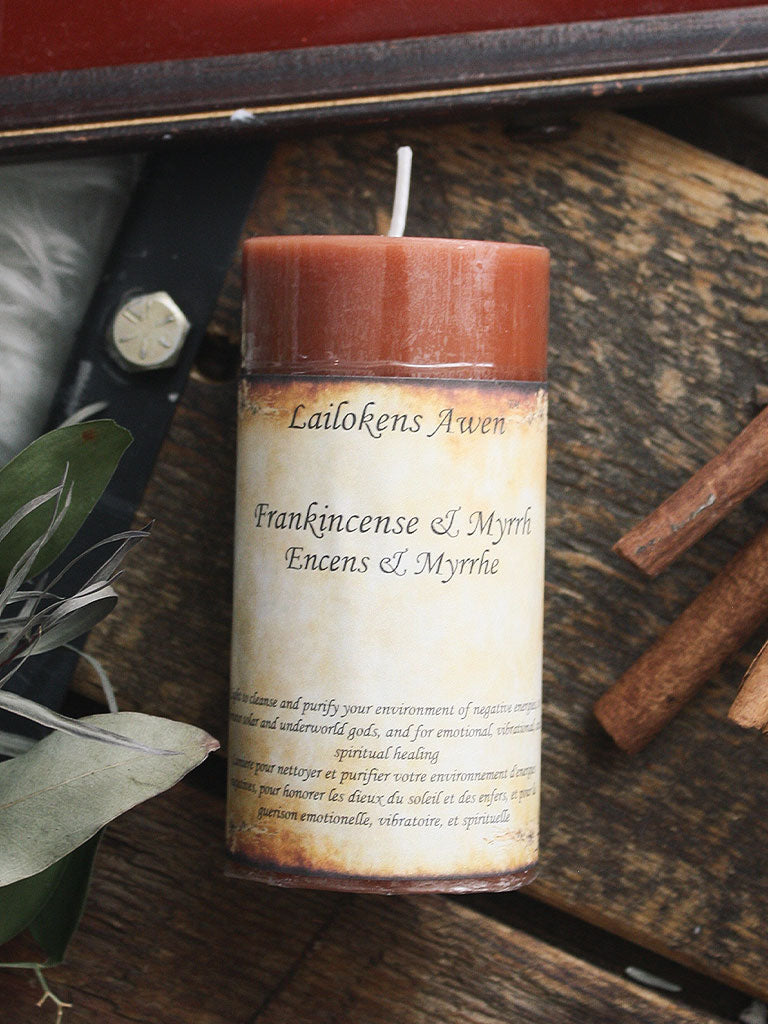 Frankincense + Myrrh Spell Candle