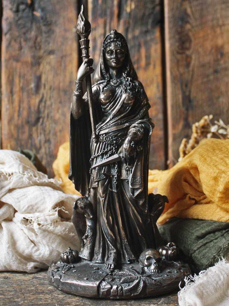 Goddess Hecate Bronze Statue