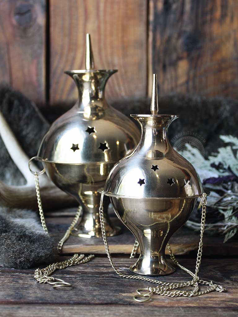 Brass Hanging Incense Burner