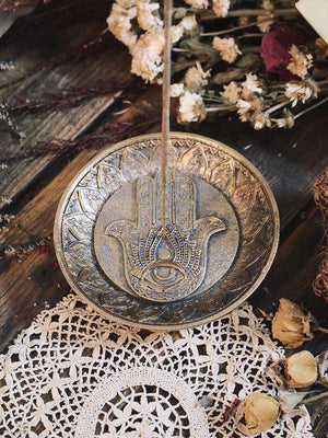 Hamsa Incense Holder