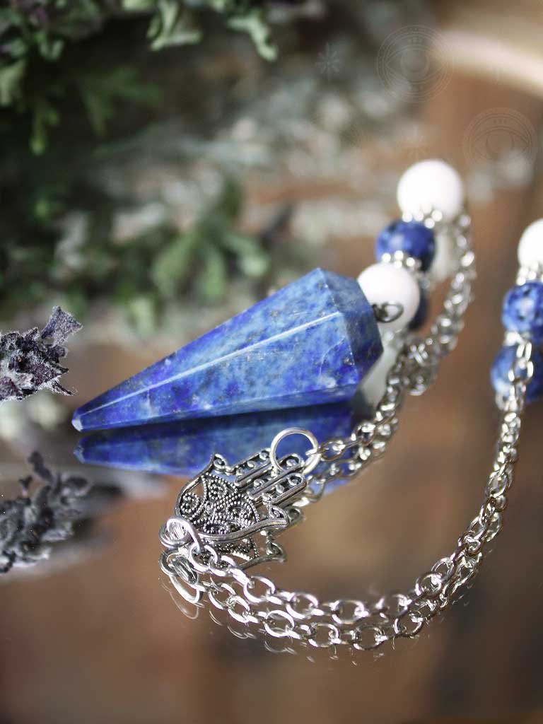 Hamsa Lapis Lazuli Pendulum