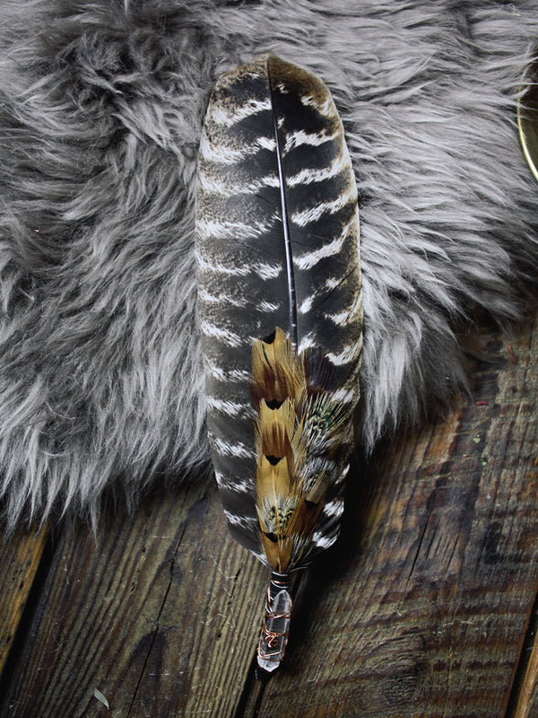 Turkey Feather-All Natural-Spiritual Feather – Regal Elements Holistic  Self-Care