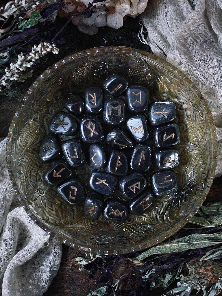 Hematite Rune Set