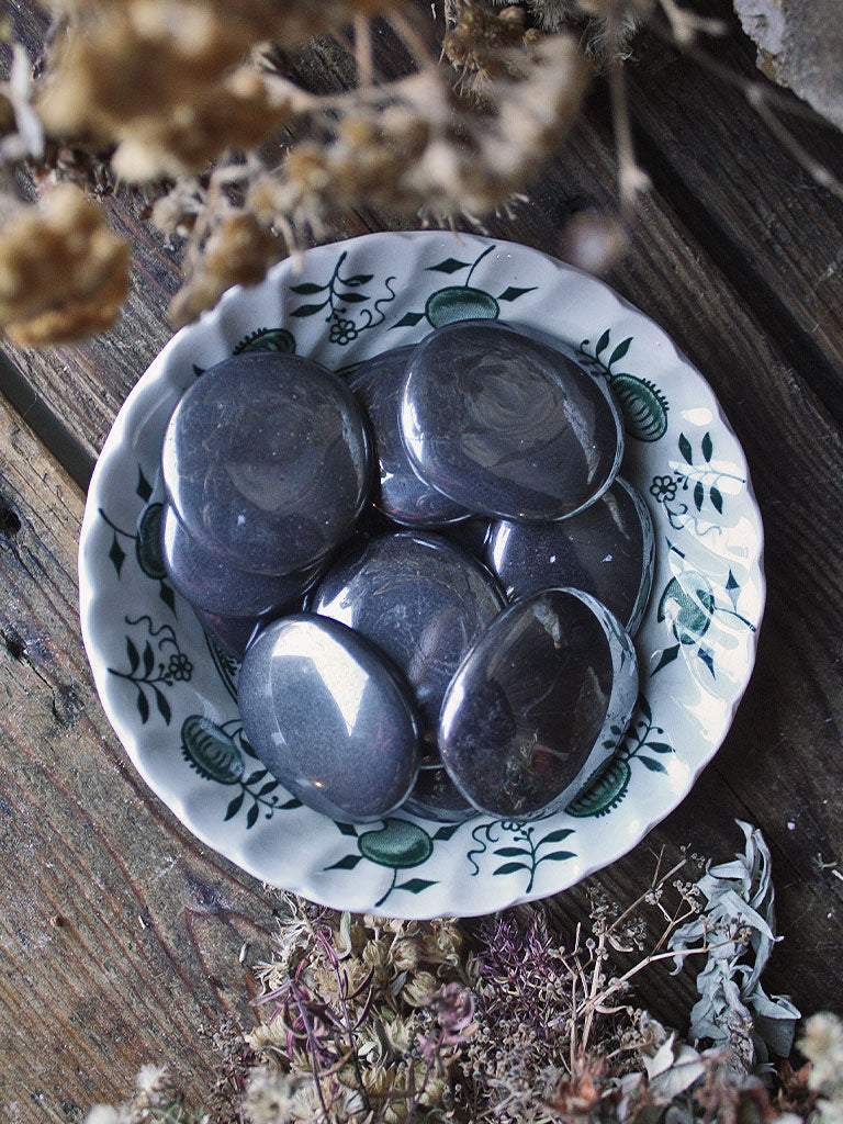 Hematite Worry Stones
