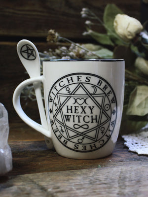 Hexy Witch Mug + Spoon Set