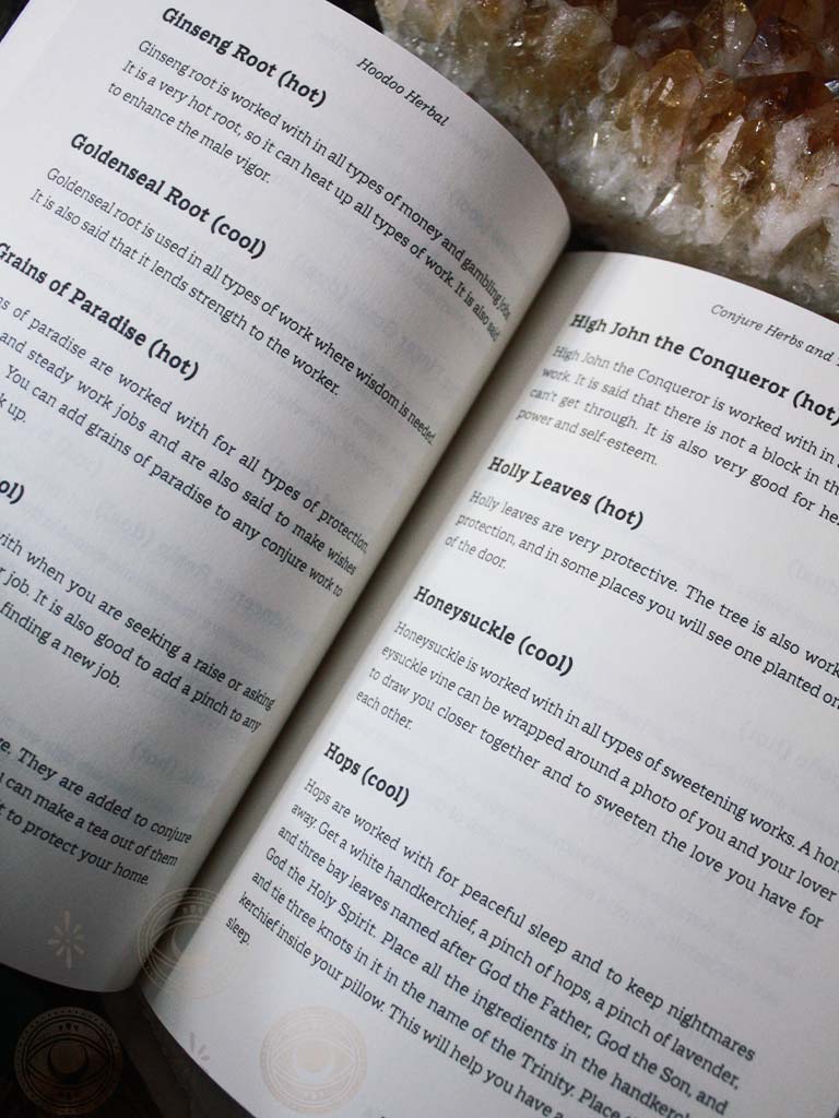 Hoodoo Herbal - Folk Recipes for Conjure + Spellwork with Herbs, Houseplants, Roots, + Oils