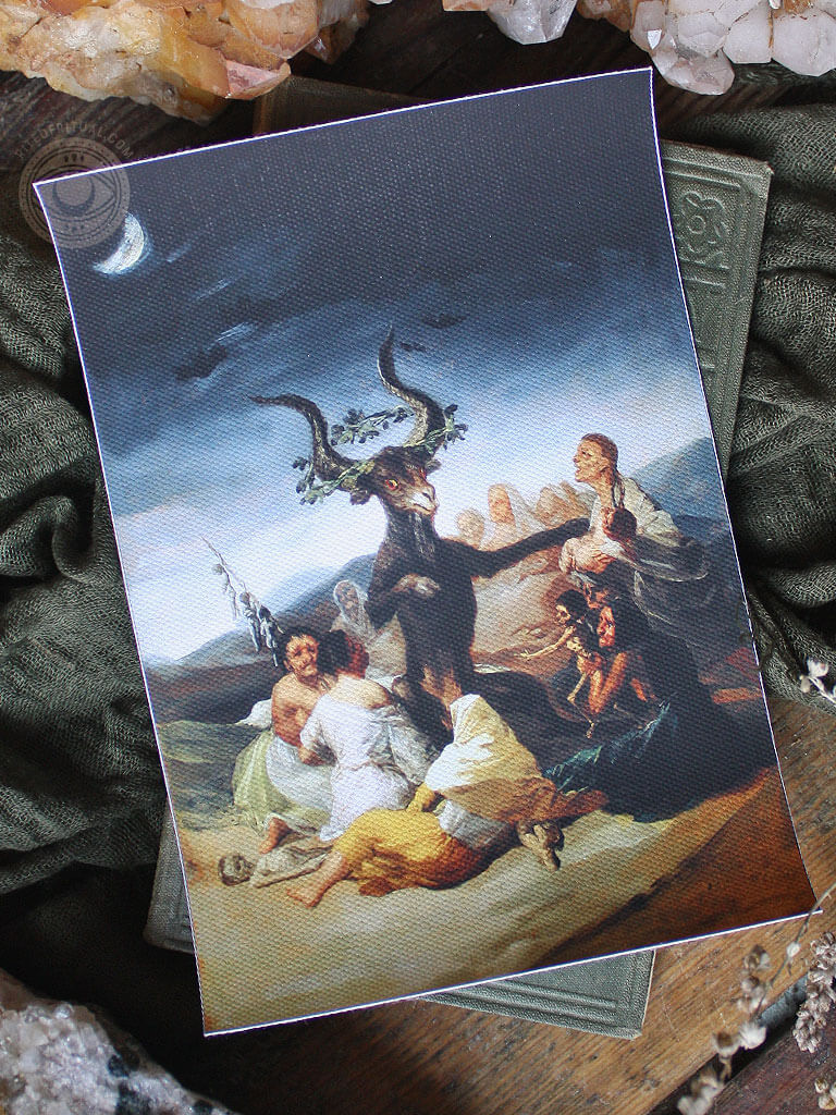 Horned Goat Witches Sabbat Giclee Art Prints