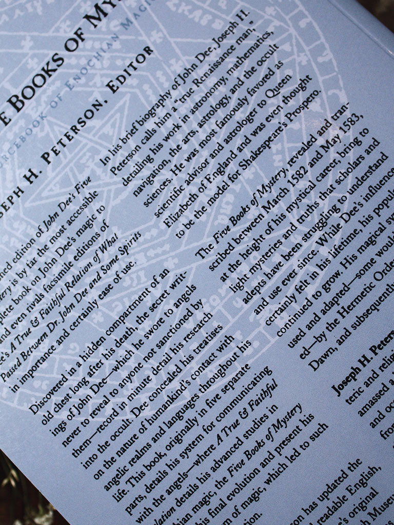 John Dee's Five Books of Mystery