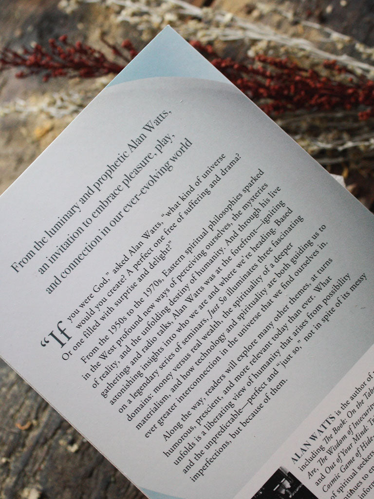 Just So by Alan Watts