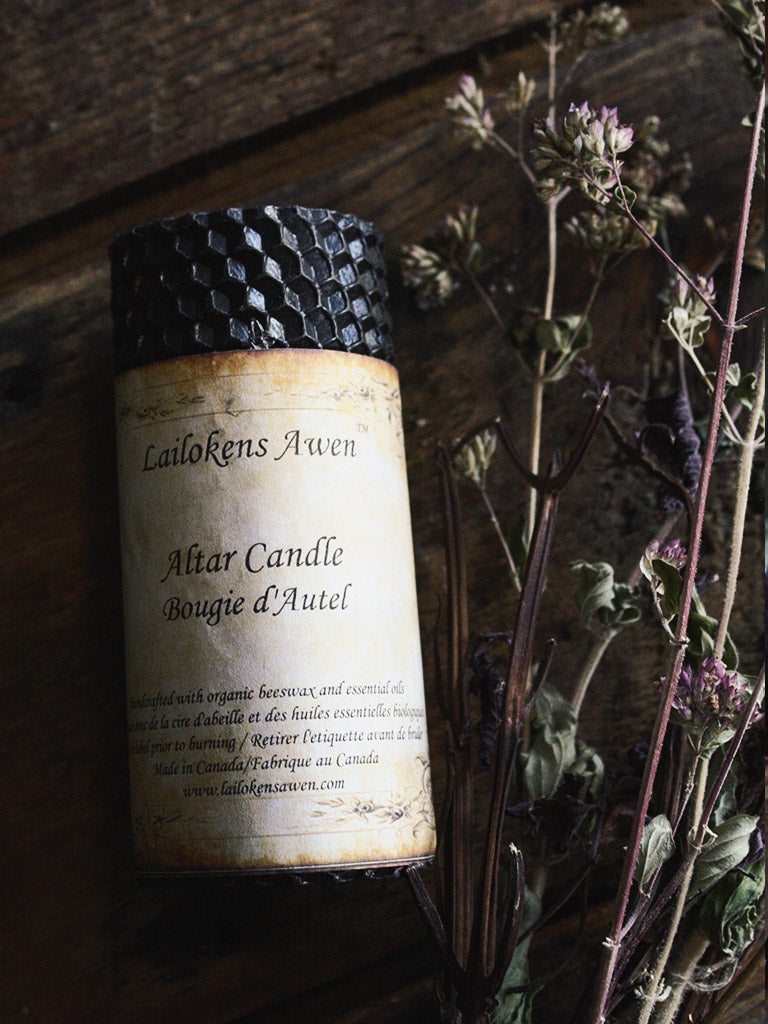 Black Altar Spell Candle