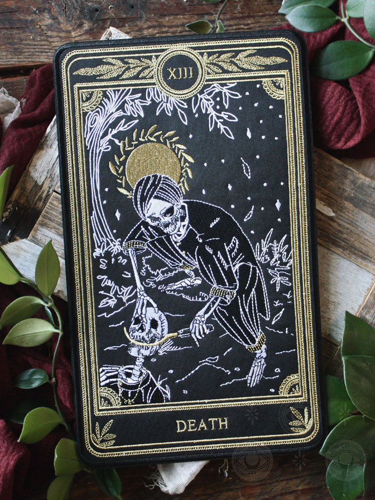 Large Embroidered Back Patch - Death