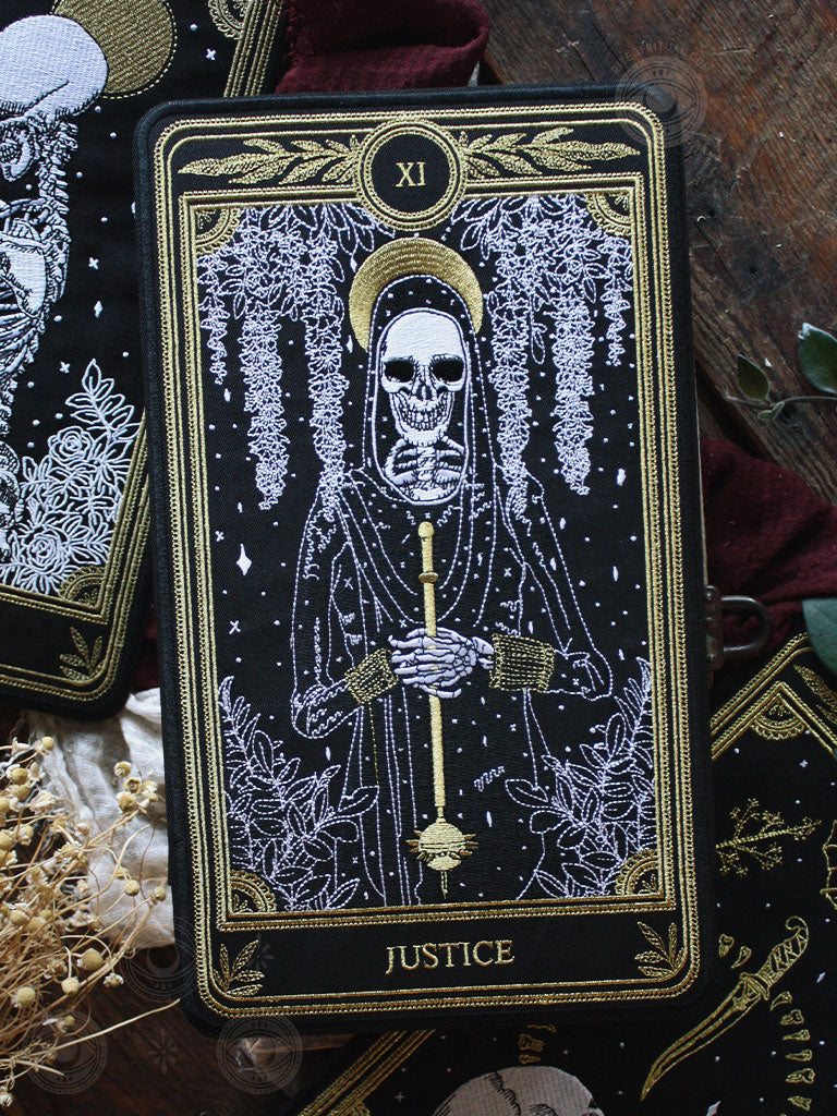 Large Embroidered Back Patch - Justice