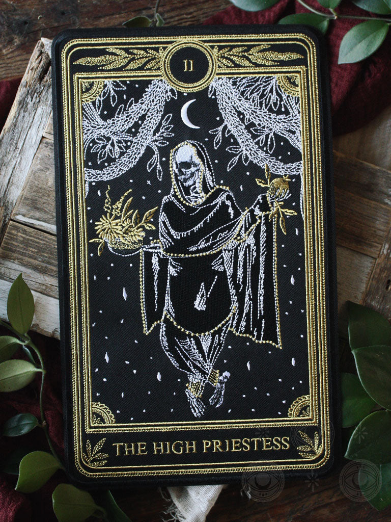Large Embroidered Back Patch - The High Priestess
