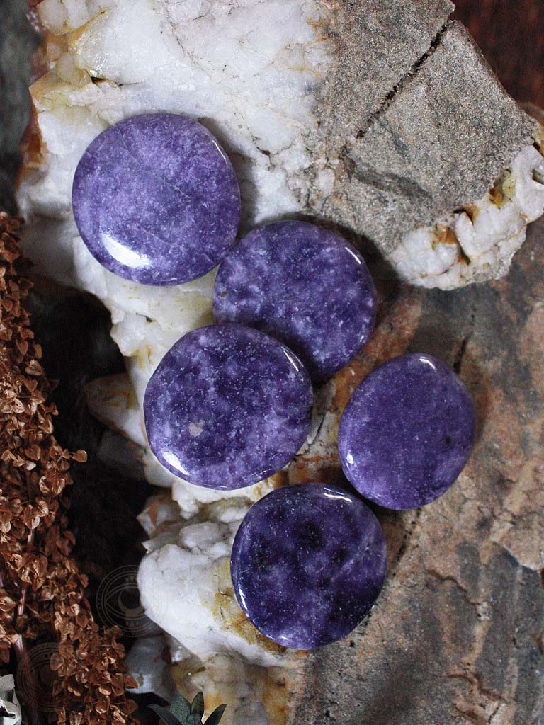 Lepidolite Worry Stones