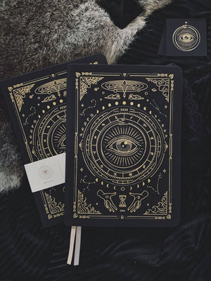 Vegan Leather Journal by Magic of I - Black
