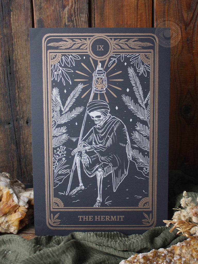 Marigold Tarot Print - The Hermit