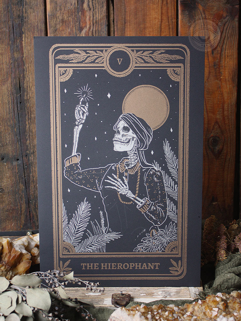 Marigold Tarot Print - The Hierophant
