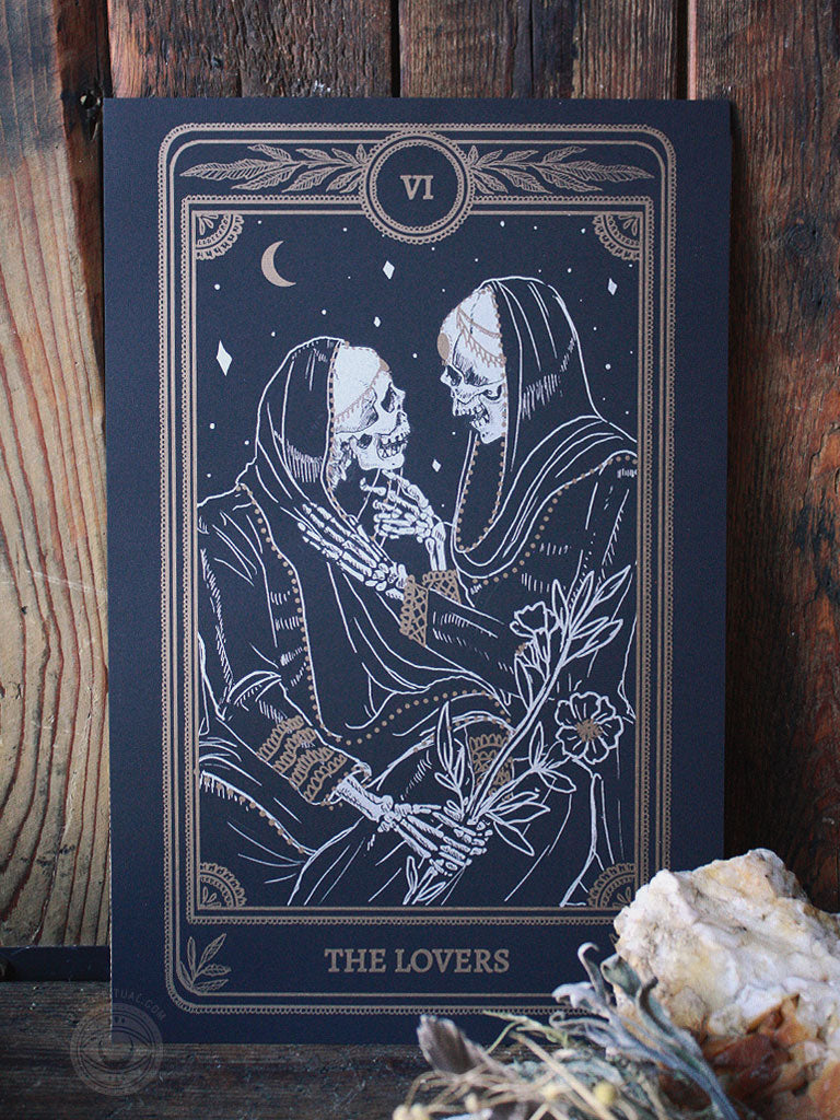 Marigold Tarot Print - The Lovers