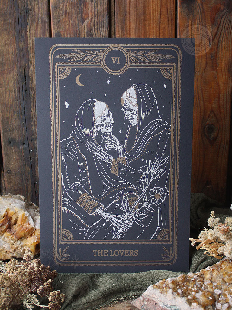 Marigold Tarot Print - The Lovers
