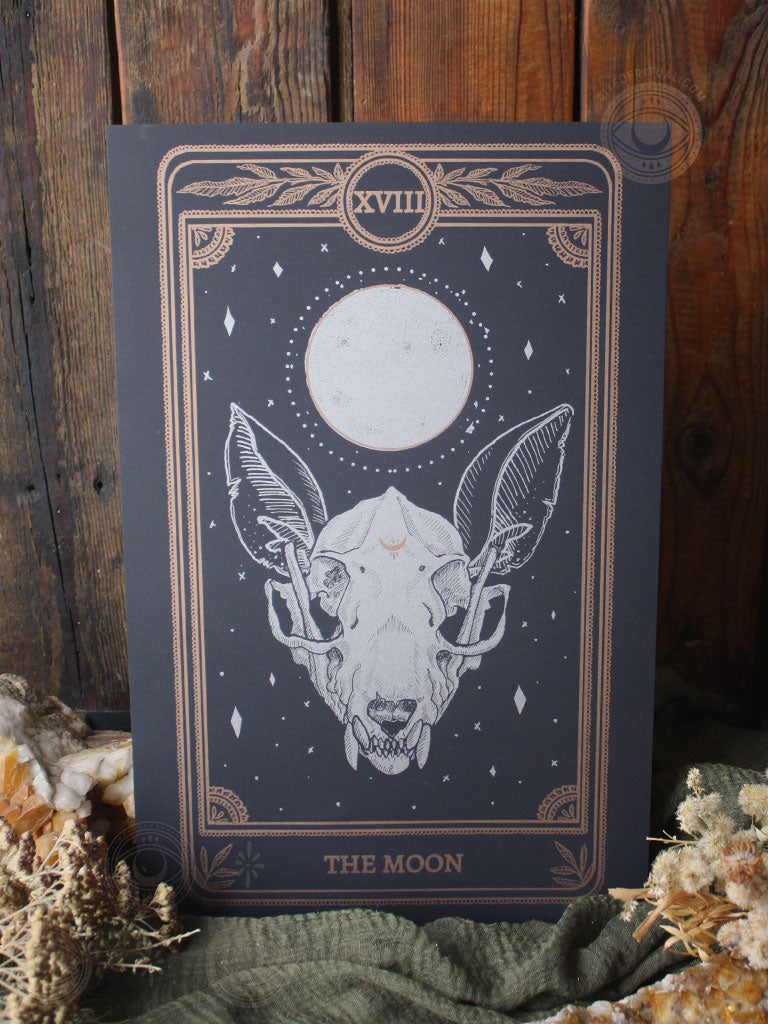 Marigold Tarot Print - The Moon