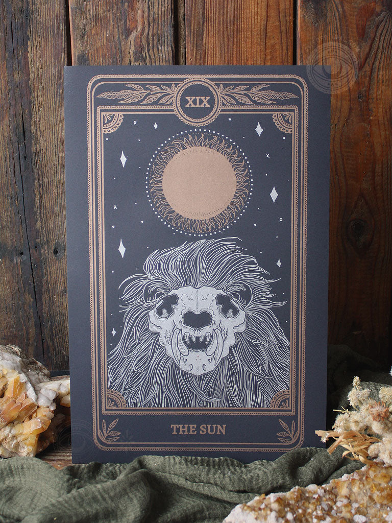 Marigold Tarot Print - The Sun