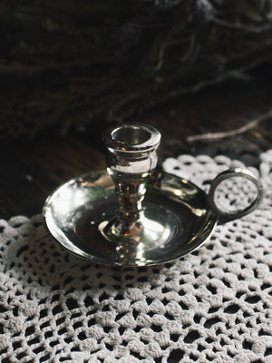 Mini Silver Chime Candle Holders