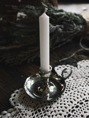 Mini Silver Chime Candle Holders