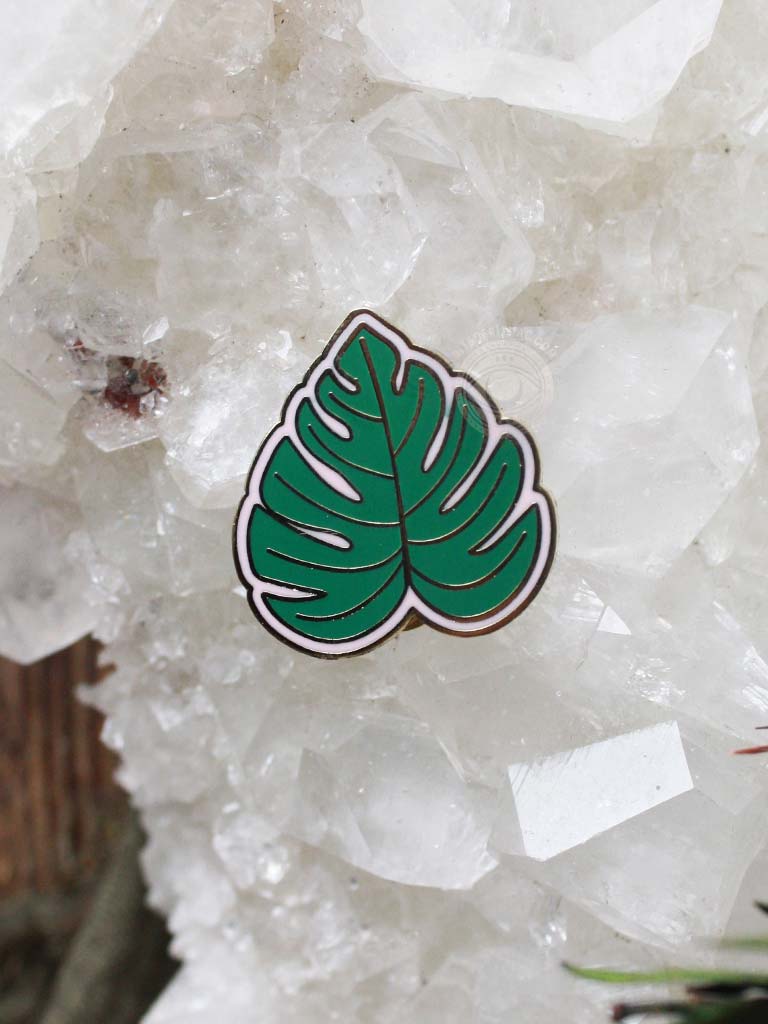 Monstera Leaf Enamel Pin