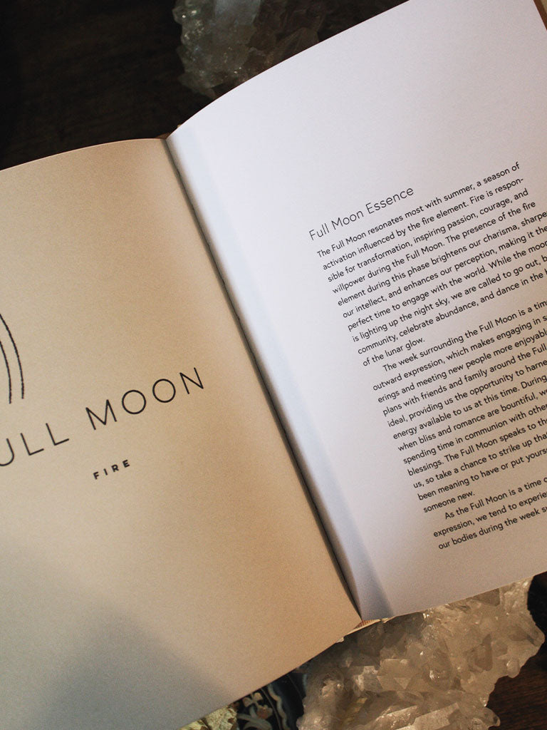 Moon Bath Book  Ritual Gift Set