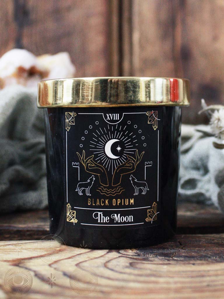 Moon Tarot Black Opium Scented Candle