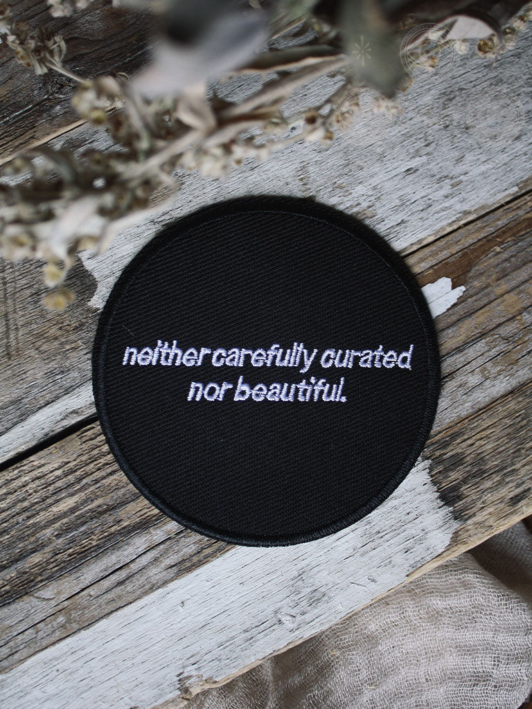 Nor Beautiful Embroidered Patch