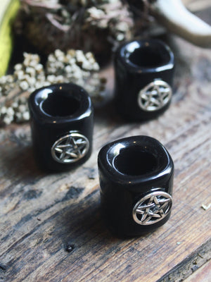 Pentacle Chime Candle Holders