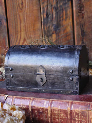 Pentacle Round-Top Ritual Box