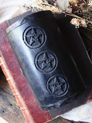 Pentacle Round-Top Ritual Box