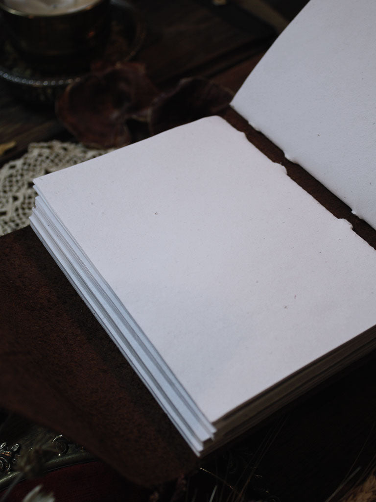 Pentagram Latch Closure Leather Journal