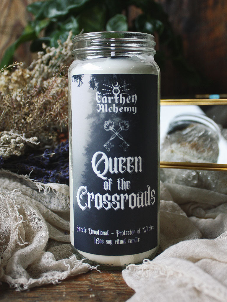 Queen of the Crossroads Ritual Candle