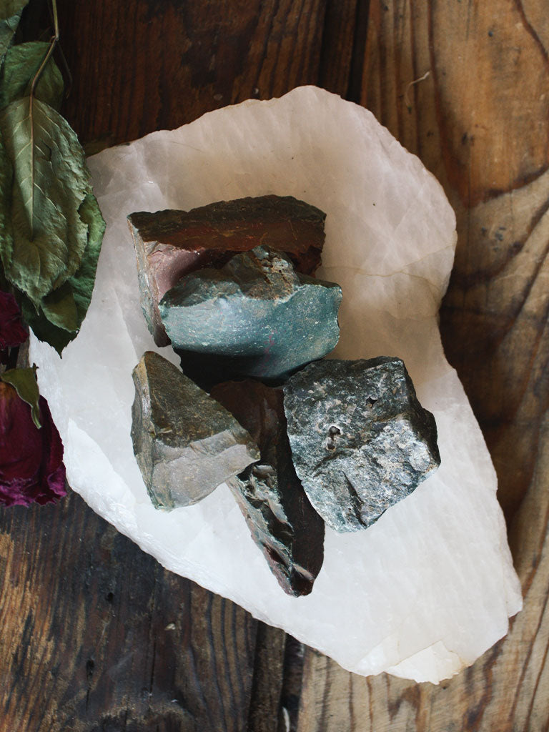 Raw Bloodstone Pieces