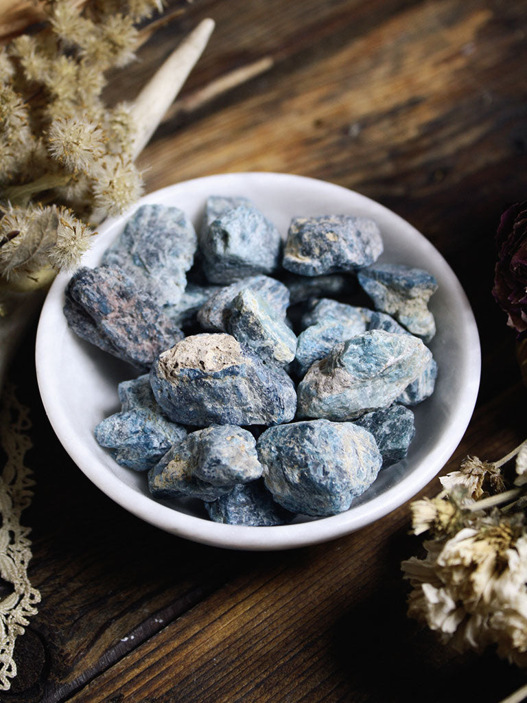Raw Blue Apatite Chunks
