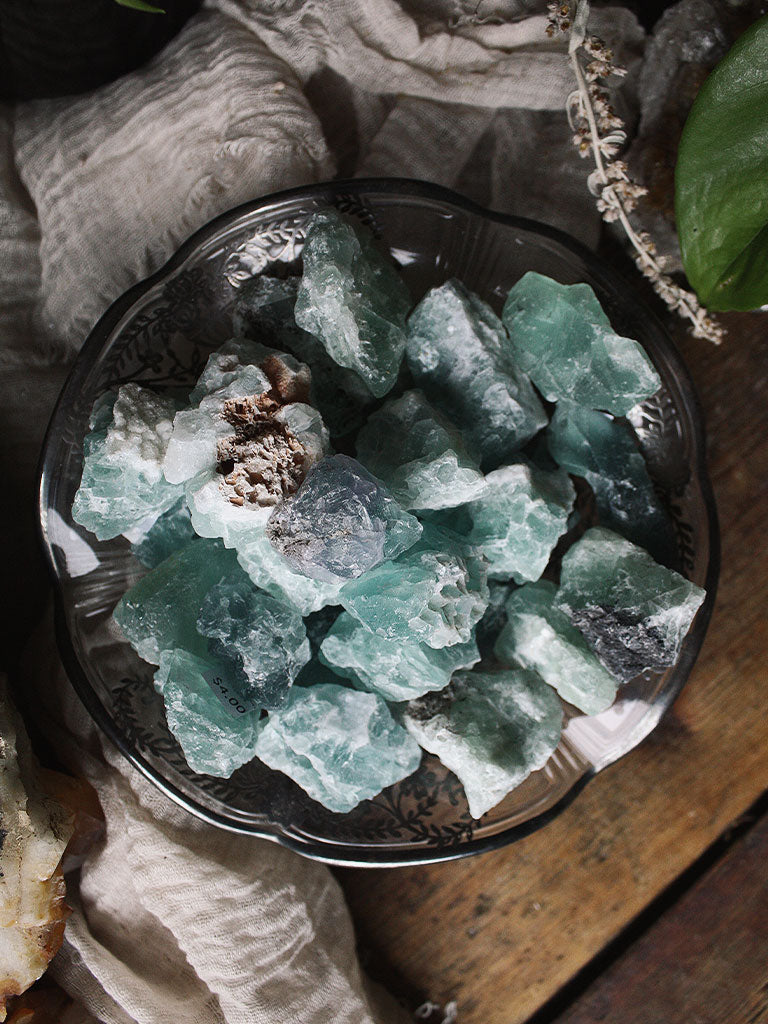 Raw Rainbow Fluorite Pieces