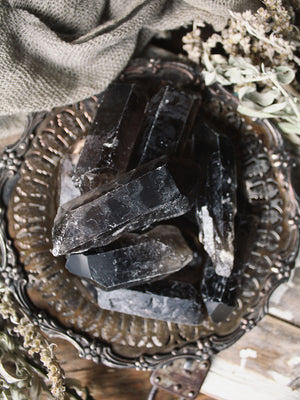 Raw Smokey Quartz Points