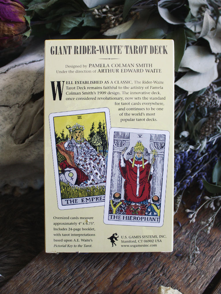 Rider Waite Giant Tarot Deck