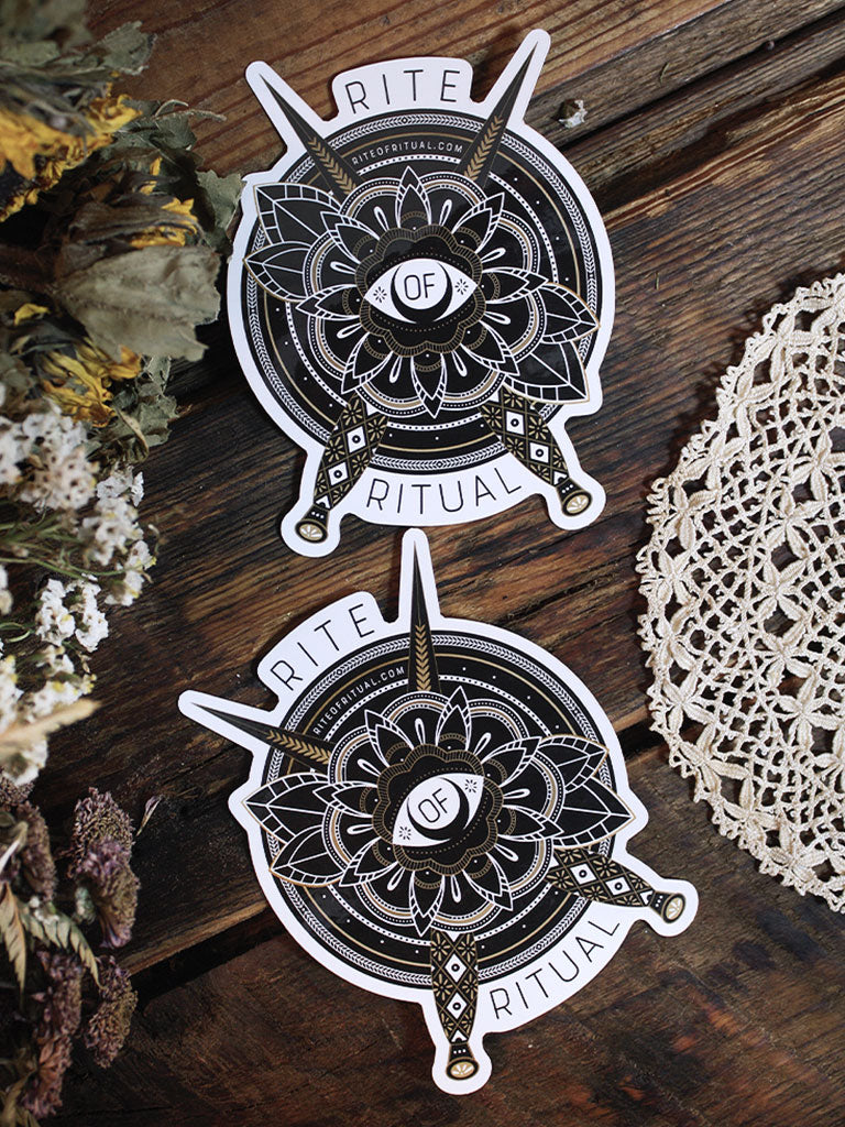 Rite of Ritual Die Cut Stickers