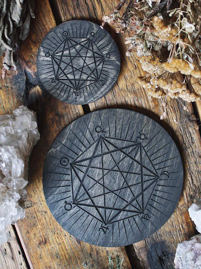Sacred Septagram Crystal Grids