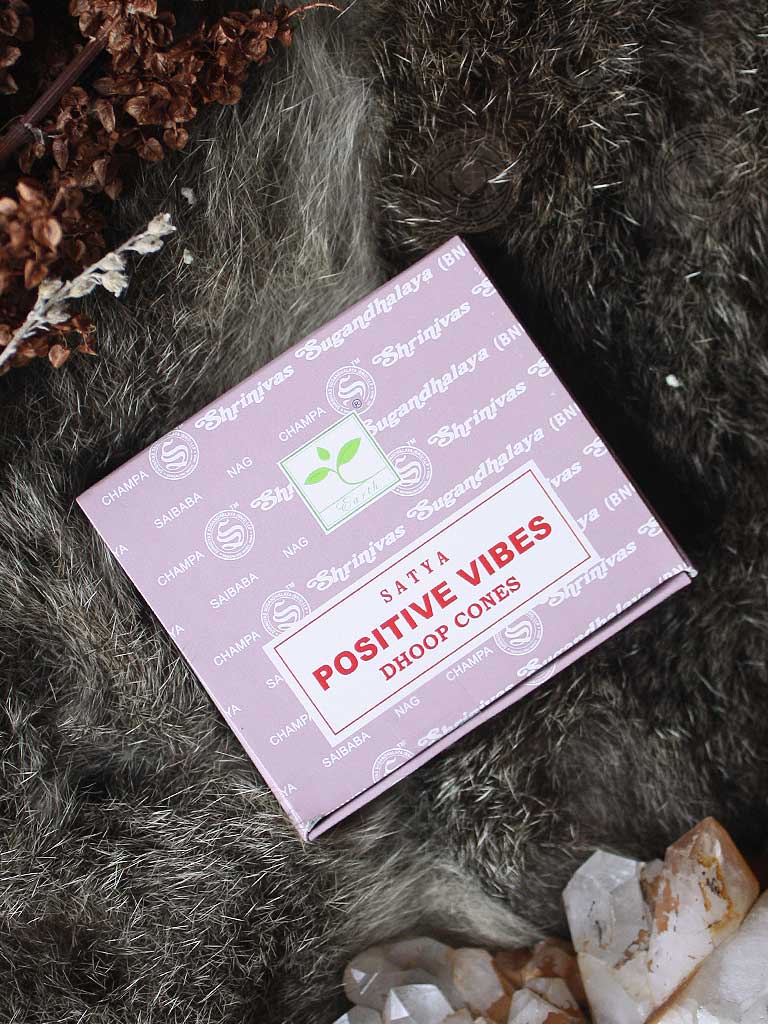 Satya Positive Vibes Incense Cones - Rite of Ritual