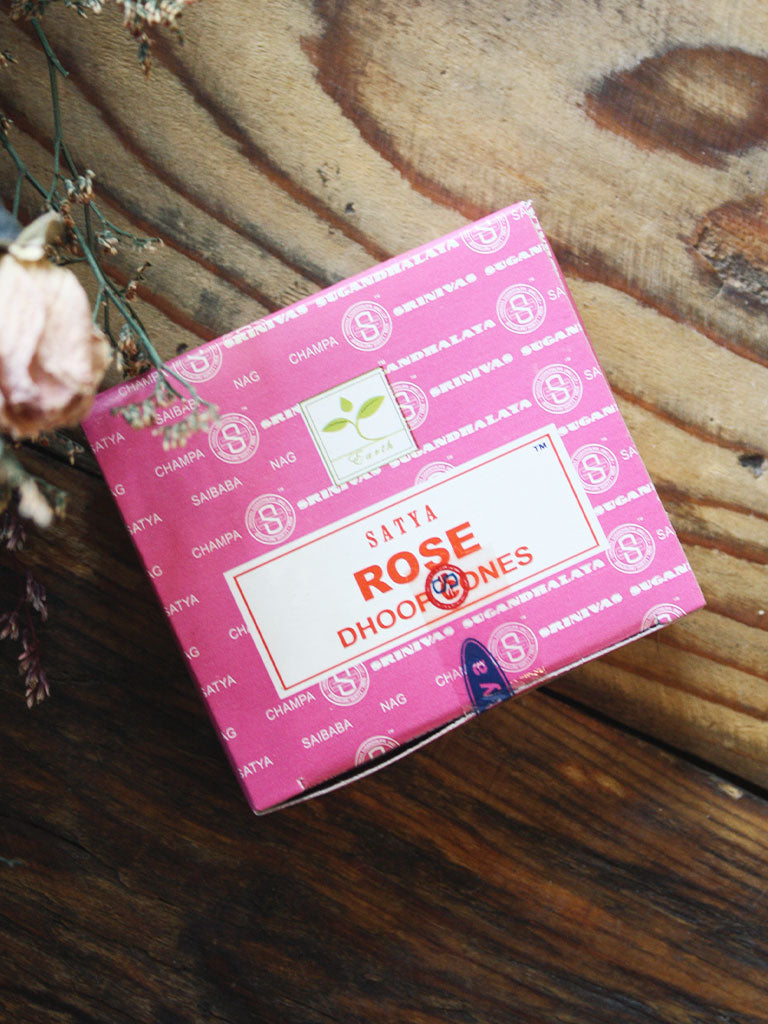 Satya Rose Incense Cones