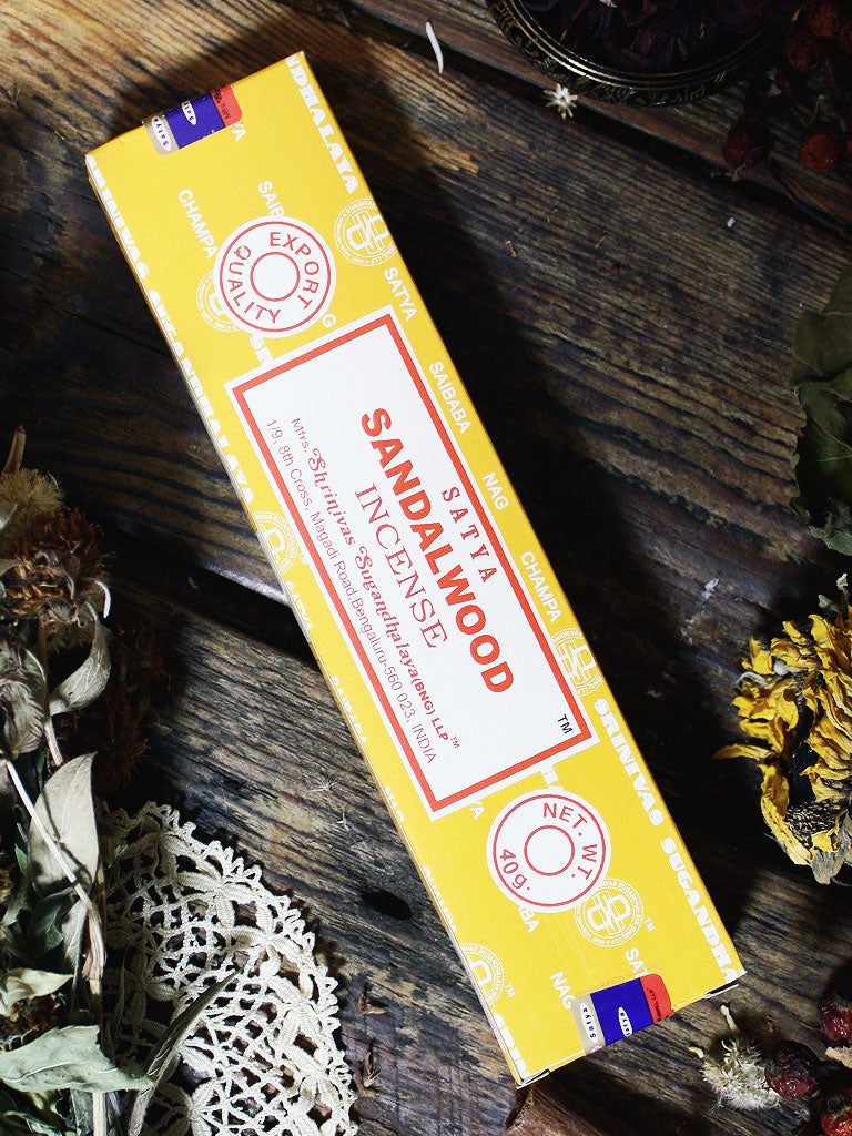satya sandalwood incense 1