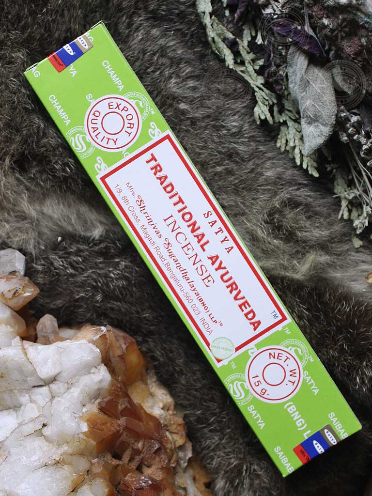 ▷Incienso TRADITIONAL AYURVEDA Sticks - Satya ॐ