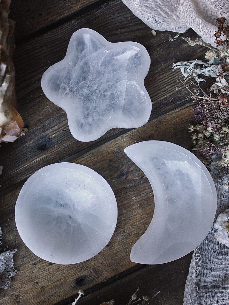 Selenite Cleansing Bowls