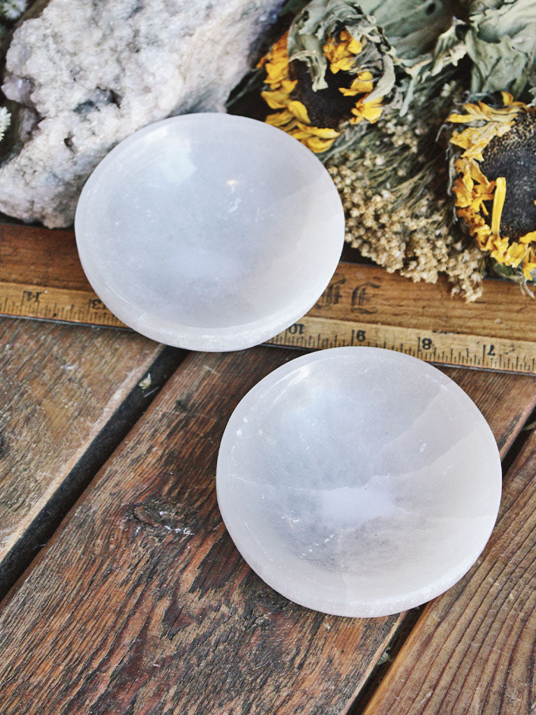 Selenite Cleansing Bowls